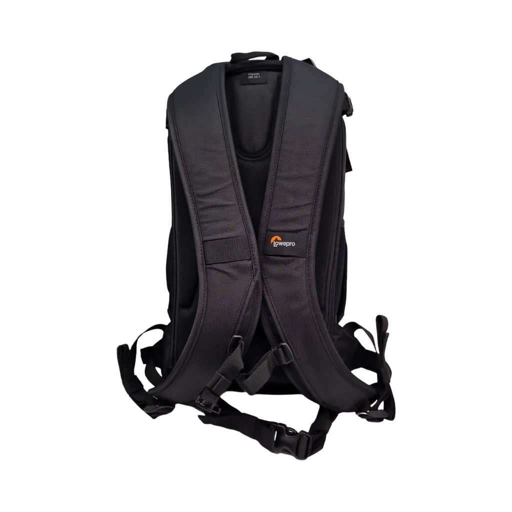 Lowepro Flipside 200 AW II Kamerarucksack schwarz passend für spiegellose Kameras kompakte Drohnen DSLR mit Objektiv LP