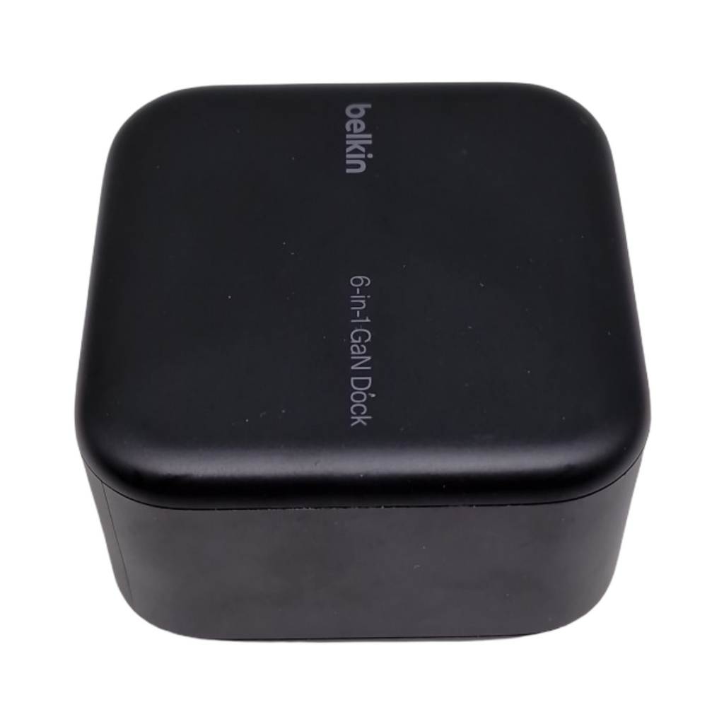 Belkin Connect USB-C 6-in-1 GaN Docking Station mit 130W 96W PD Gigabit-Ethernet HDMI 4K USB-A