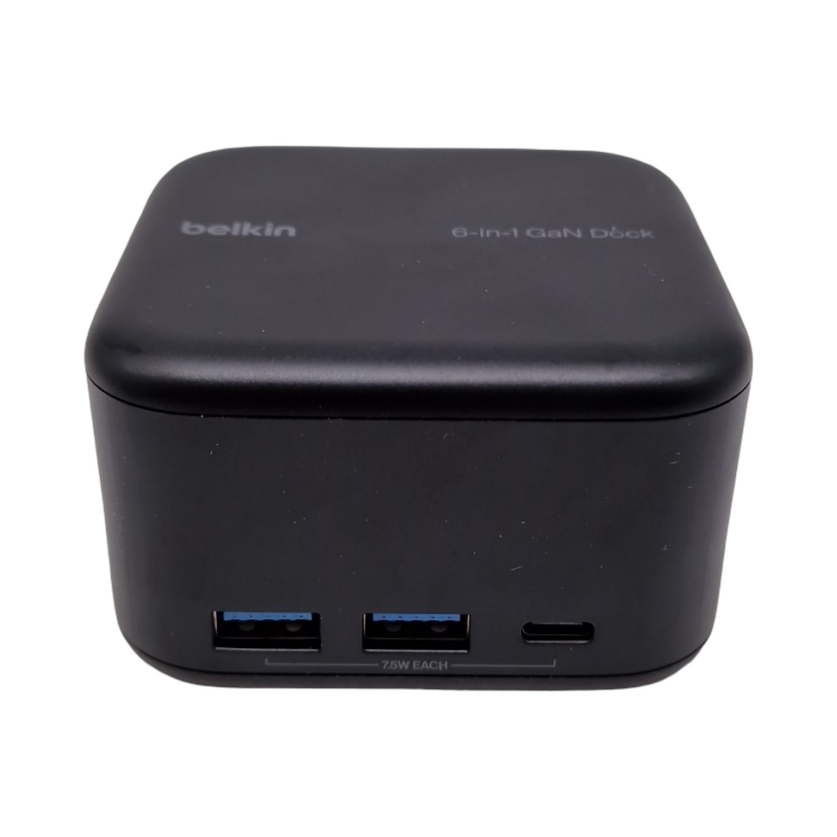 Belkin Connect USB-C 6-in-1 GaN Docking Station mit 130W 96W PD Gigabit-Ethernet HDMI 4K USB-A