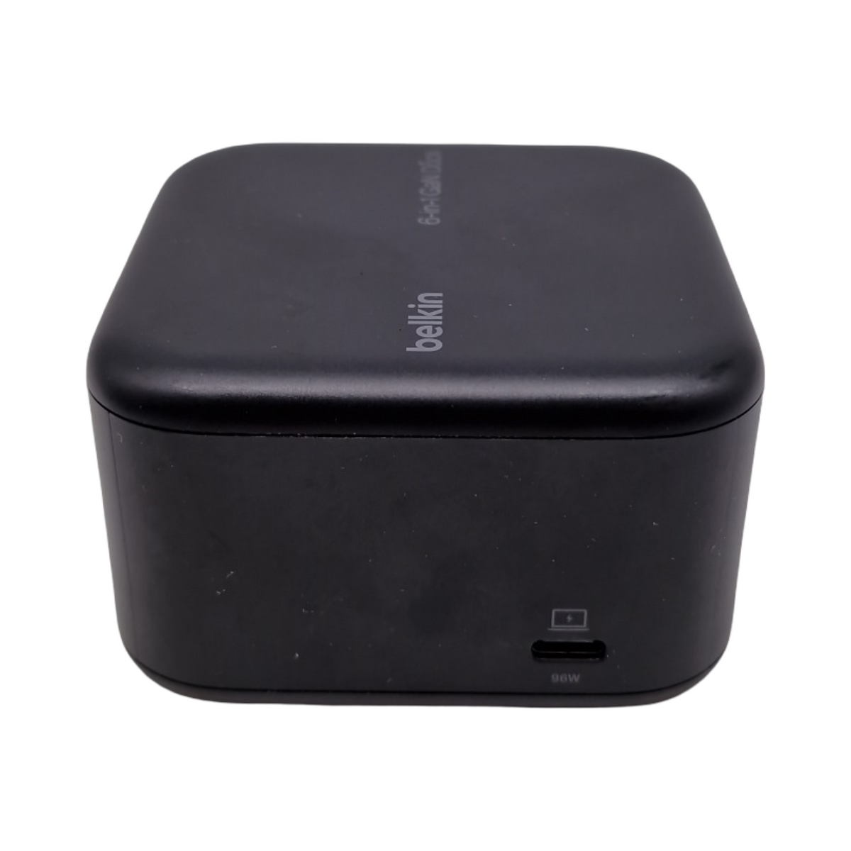 Belkin Connect USB-C 6-in-1 GaN Docking Station mit 130W 96W PD Gigabit-Ethernet HDMI 4K USB-A