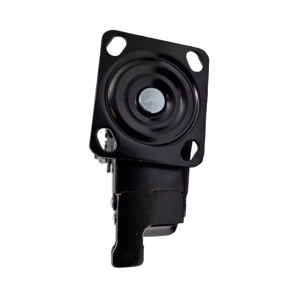 Schwerlastrollen 150mm Transportrollen 4 Stück Lenkrollen mit Bremse 360° drehbar Vollgummi Antirutsch Deckplatte