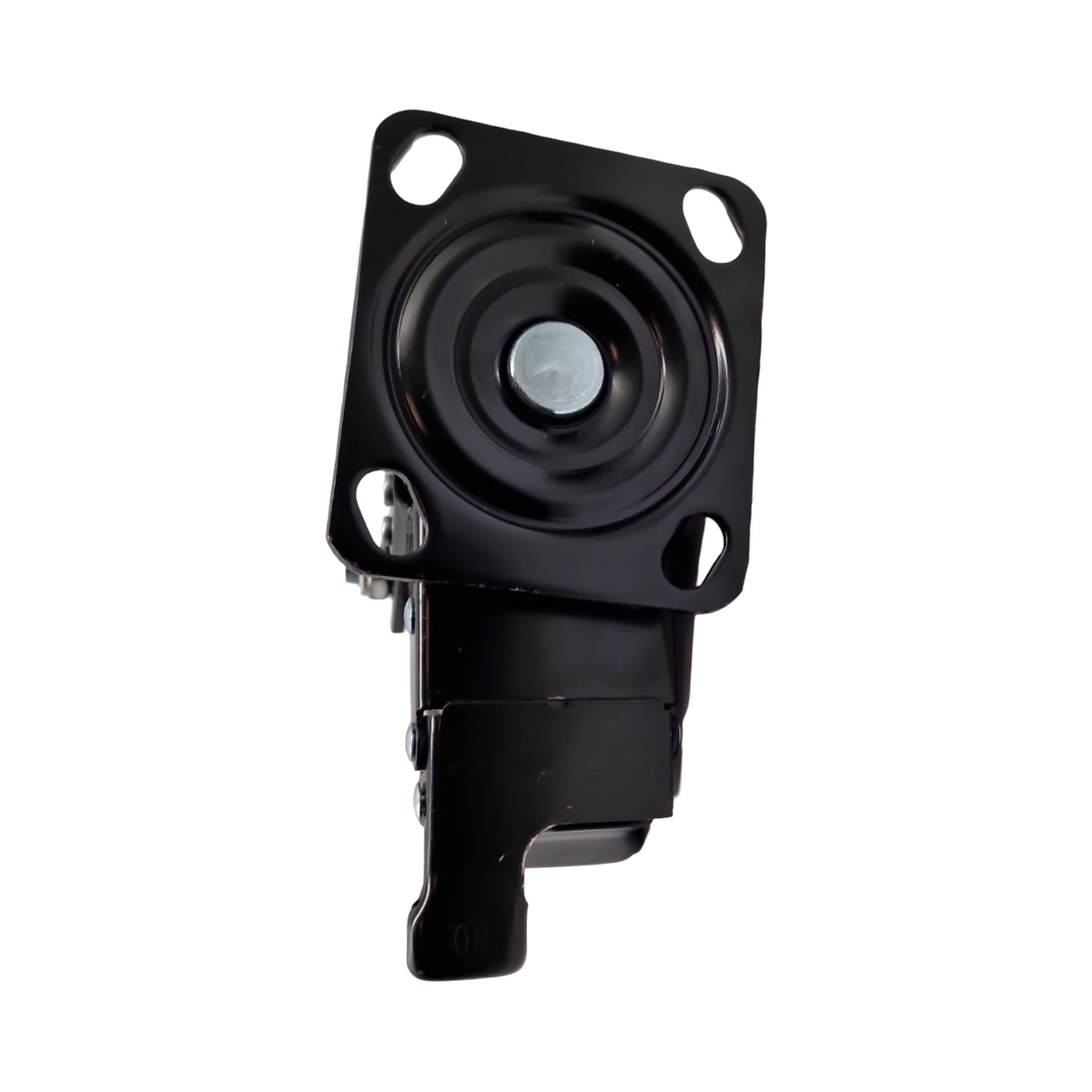 Schwerlastrollen 150mm Transportrollen 4 Stück Lenkrollen mit Bremse 360° drehbar Vollgummi Antirutsch Deckplatte