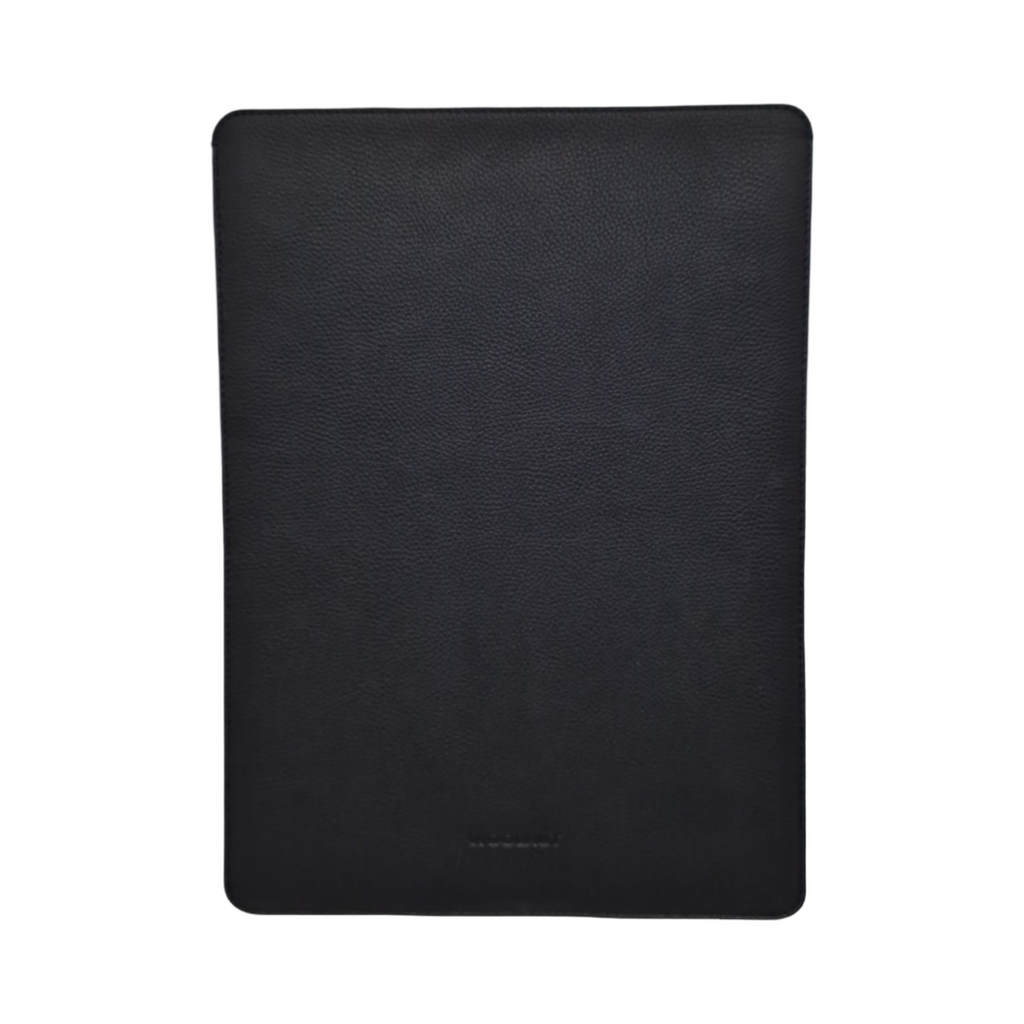 WOOLNUT MacBook Pro 16 Zoll Lederhülle schwarz kompatibel 2021-2024 M1 M2 M3