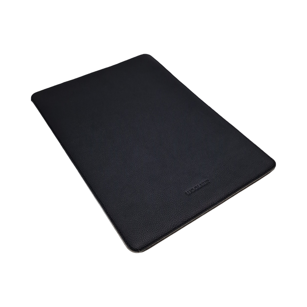 WOOLNUT MacBook Pro 16 Zoll Lederhülle schwarz kompatibel 2021-2024 M1 M2 M3