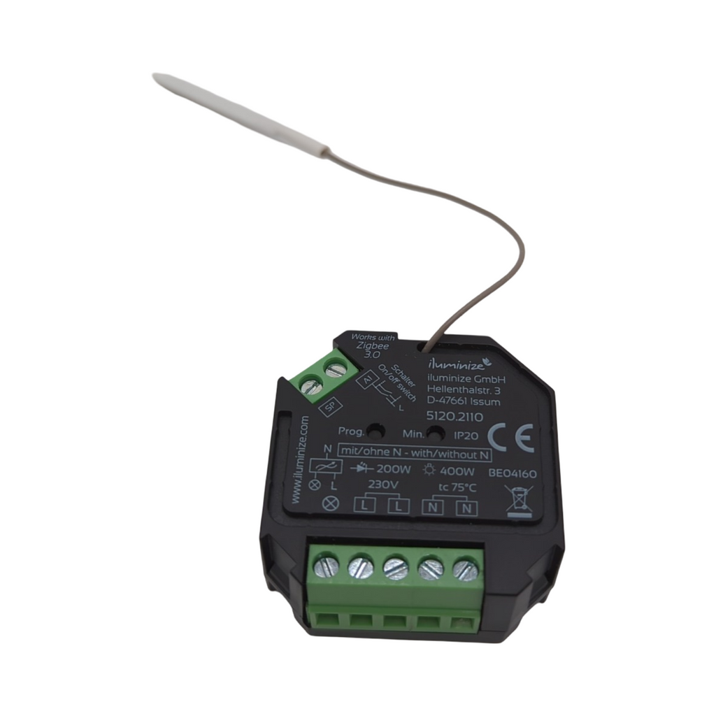 Aktor Mini Dimm-Aktor 230V Zigbee kompatibel für Lichtschalter Wechselschaltung Phasenabschnitt
