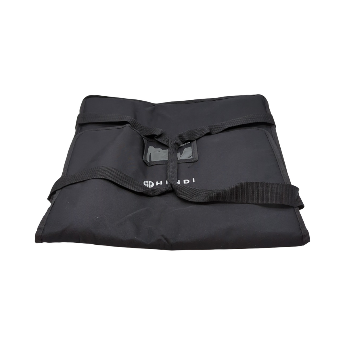 HENDI Pizza Transporttasche Thermo für 4 Kartons 45x45 cm transparente Rechnungstasche c...