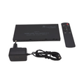 FeinTech VAX04101A HDMI eARC Pass Switch 4x1 Audio Extractor für Soundbar 4K 60Hz HDR Dolby Unterstützung