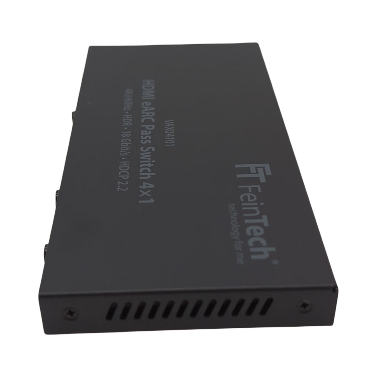 FeinTech VAX04101A HDMI eARC Pass Switch 4x1 Audio Extractor für Soundbar 4K 60Hz HDR Dolby Unterstützung