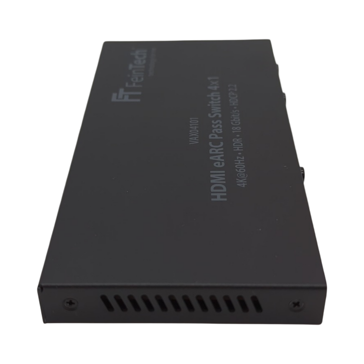 FeinTech VAX04101A HDMI eARC Pass Switch 4x1 Audio Extractor für Soundbar 4K 60Hz HDR Dolby Unterstützung