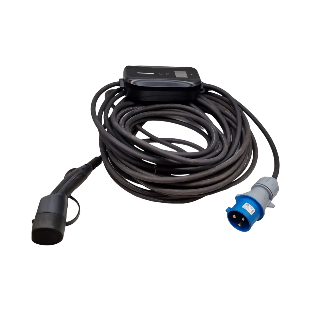 Chargeur Voiture Electrique P17 Typ 2 Ladegerät 7,4kW 1-Phase 25m 6A–32A Mobile Wallbox