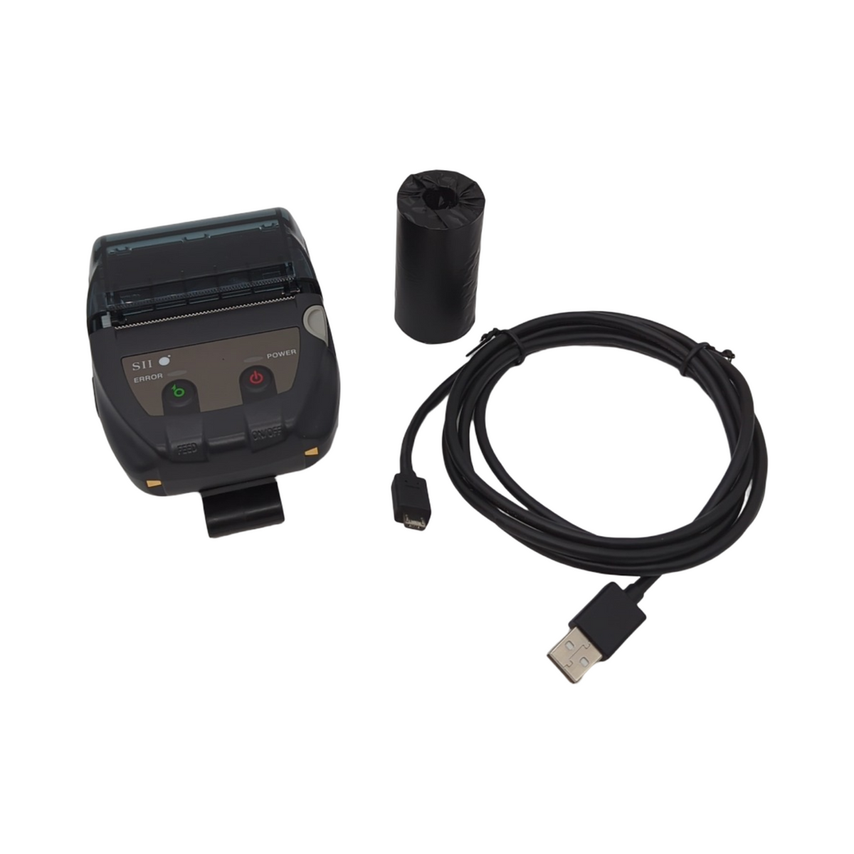 Seiko Instruments MP-B20 Mobildrucker Thermodrucker kabelgebunden kabellos inkl. Akku Gürtelclip USB-Kabel