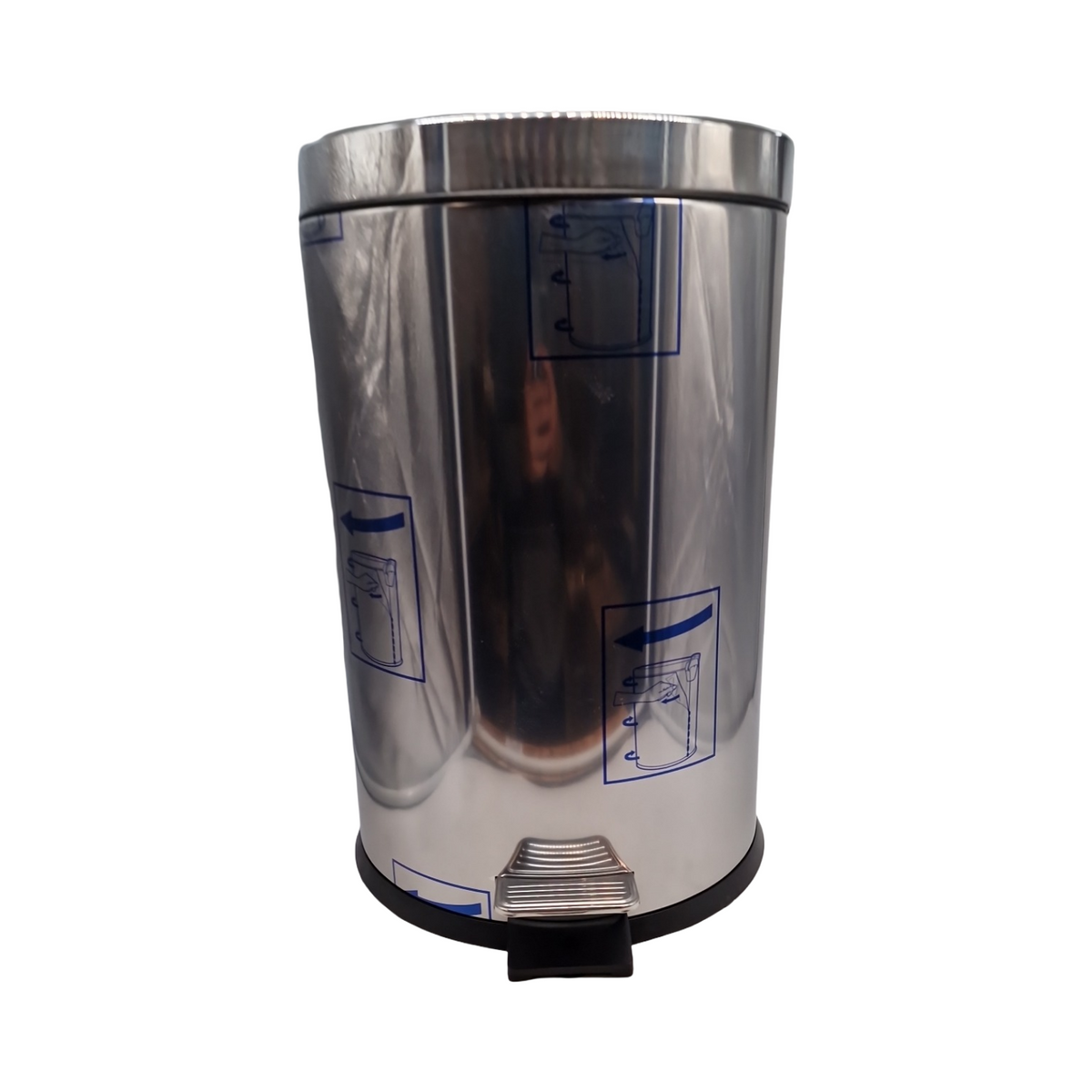 Tramontana Tretmülleimer Edelstahl Küchenmülleimer 20 Liter