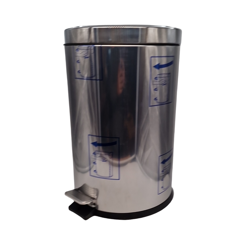 Tramontana Tretmülleimer Edelstahl Küchenmülleimer 20 Liter