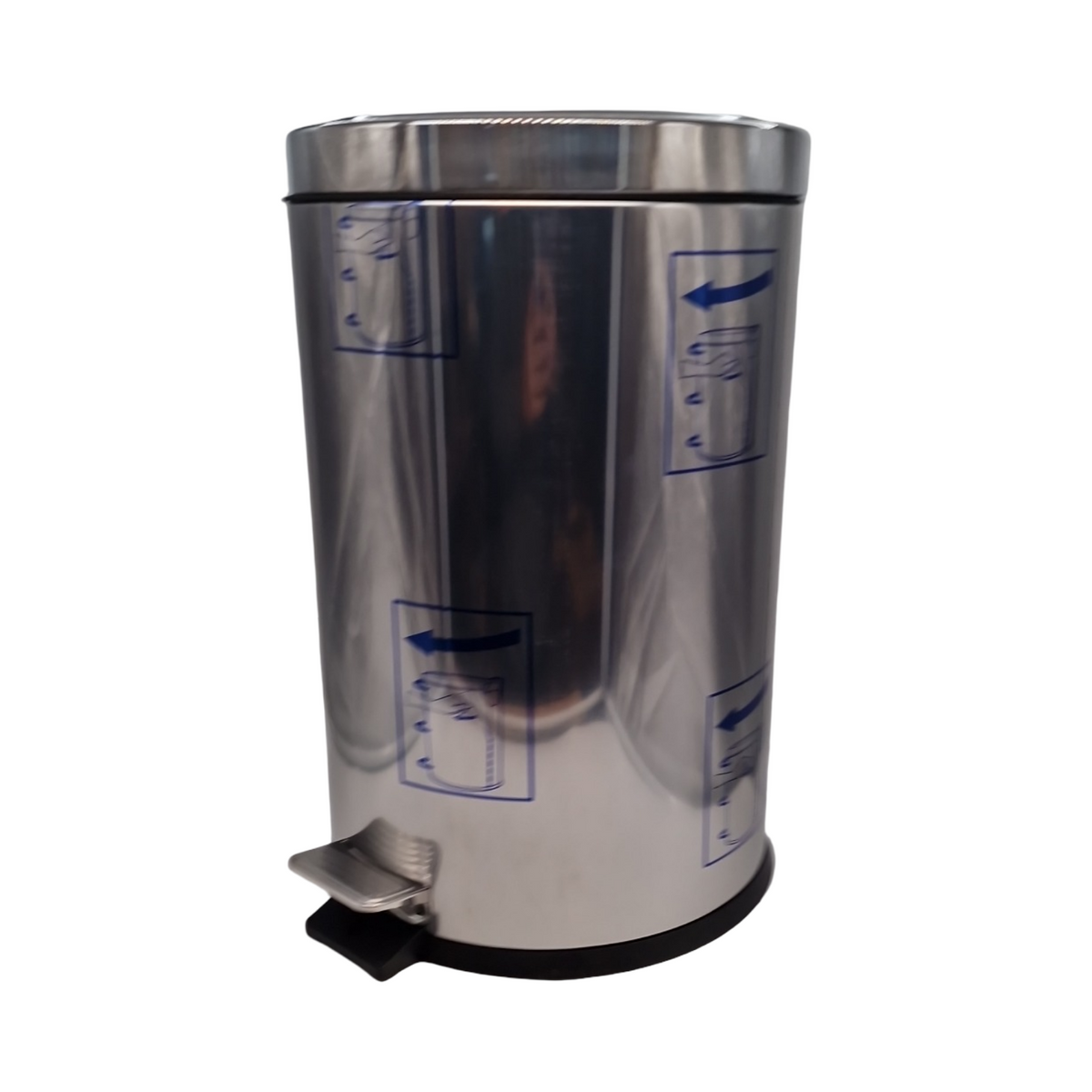 Tramontana Tretmülleimer Edelstahl Küchenmülleimer 20 Liter