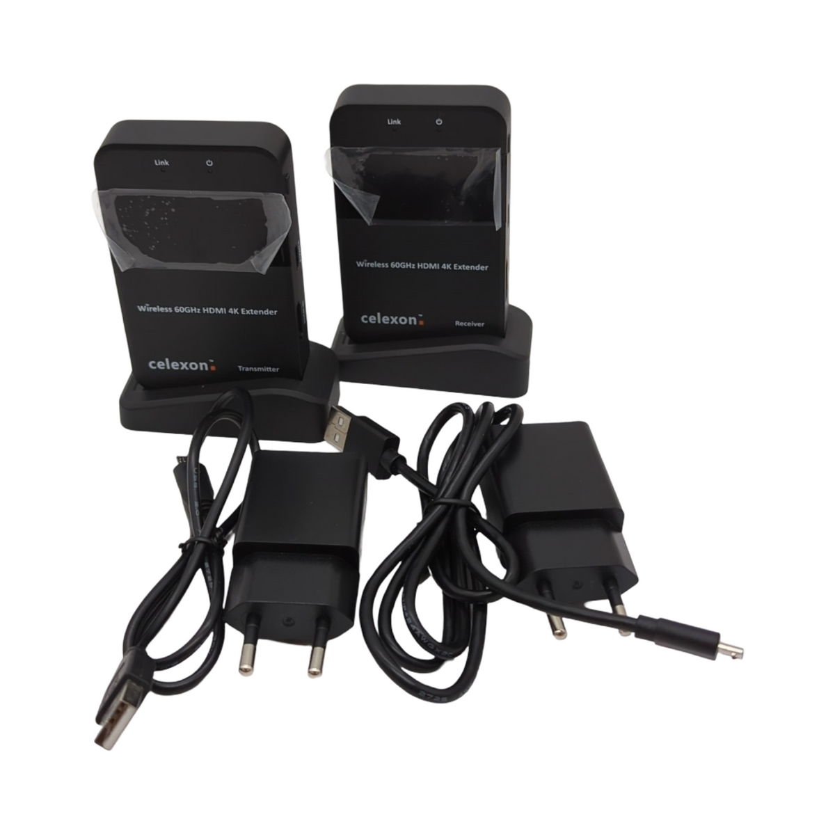 celexon WHD30M Expert HDMI-Funk-Set kabellos 4K UHD Wireless HDMI-System unkomprimierte Funkverbindung bis 30m