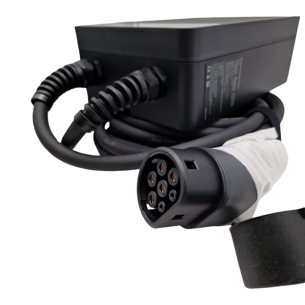 Wallbox 22kW EV-Ladegerät mit APP Steuerung 3-Phasen Typ 2 Ladekabel 7,5m Kabelhalter RCD Typ A IP5 für BEV PHEV