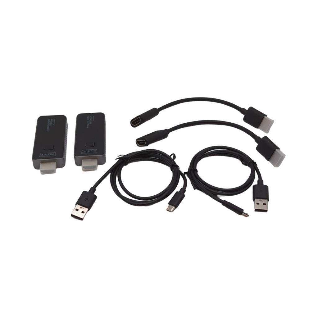 DIGITUS DS-55318 HDMI Extender Full HD 1080p 60Hz kabellos Set 50m Plug & Play HDMI 1.4 H...