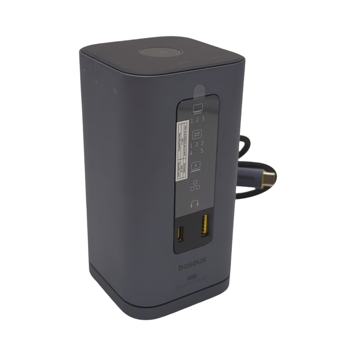 Baseus Spacemate Docking Station 11 in 1 Displaylink 3 Monitore Erweiterung macOS 4K HDMI 10Gbps USB-C USB-A 100W PD Ethernet