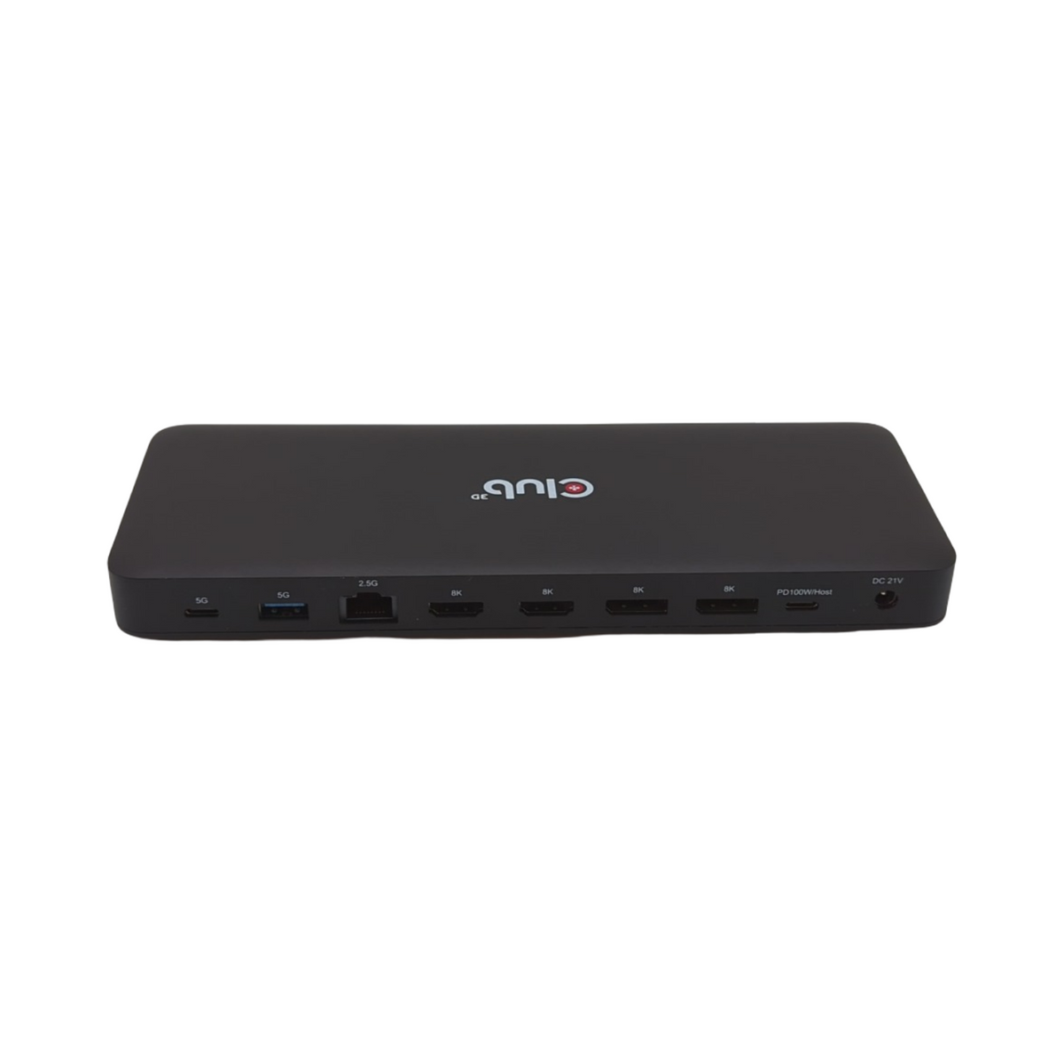 Club3D CSV-2540 USB-C Quad-Display-Dockingstation Schwarz 100W 8K Ultra HD für Windows
