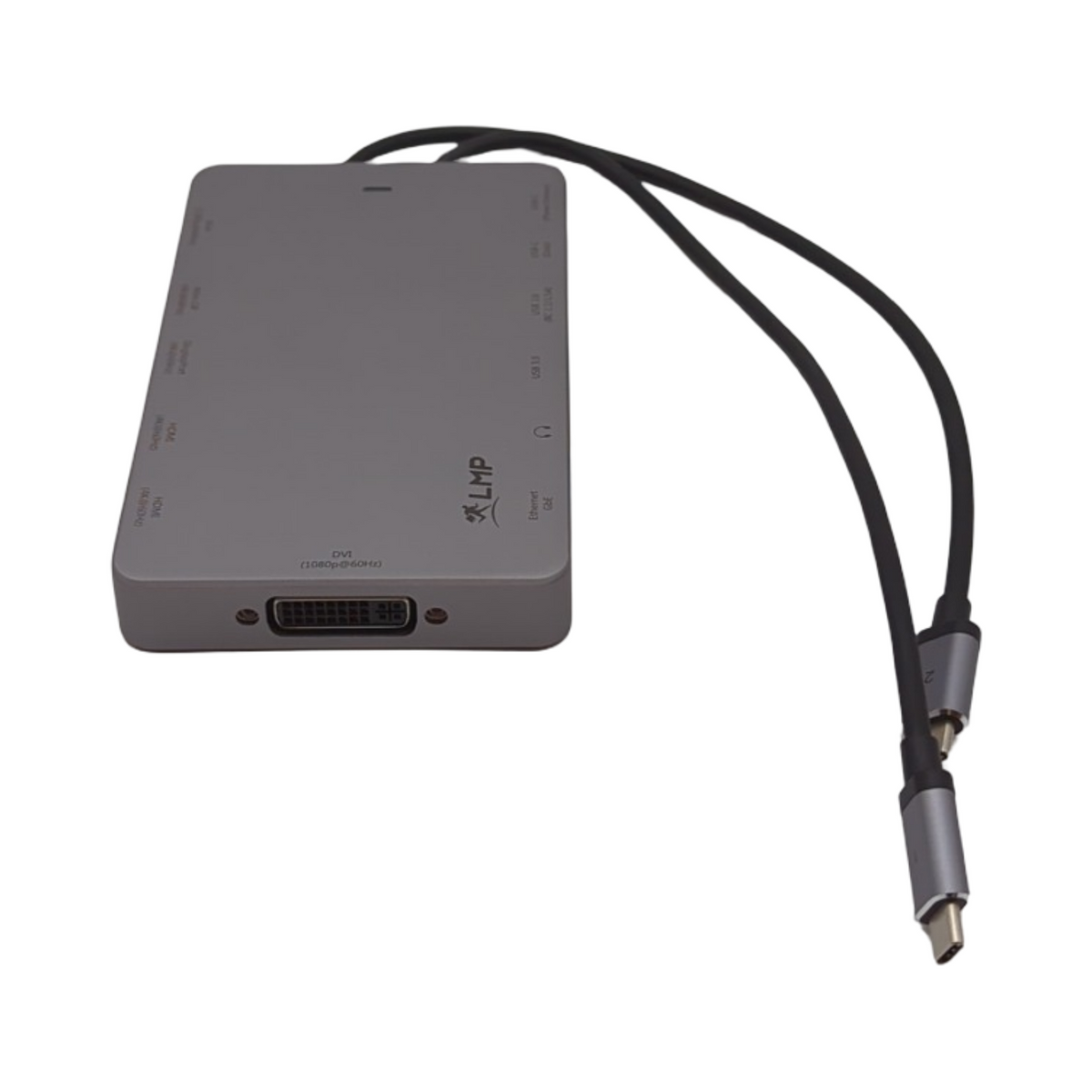 LMP USB-C Display Dock 2 Dockingstation 12-Port 4K Space Grau