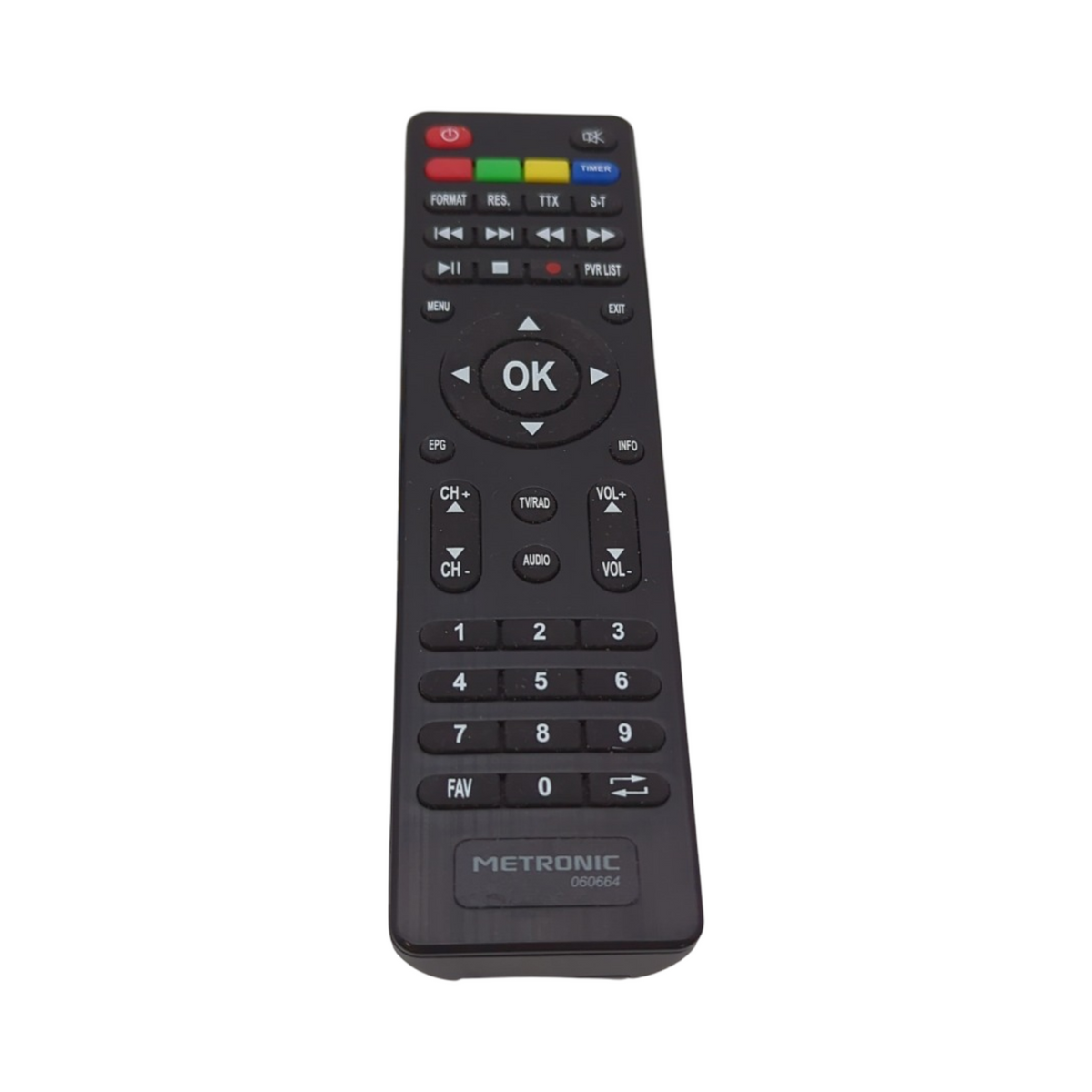 METRONIC 441680 Fransat 4K UHD HDR10 Satellit Decoder mit Dolby Atmos kostenloser TNT-Empfang Dual-Power-USB-Anschluss Fransat-Karte