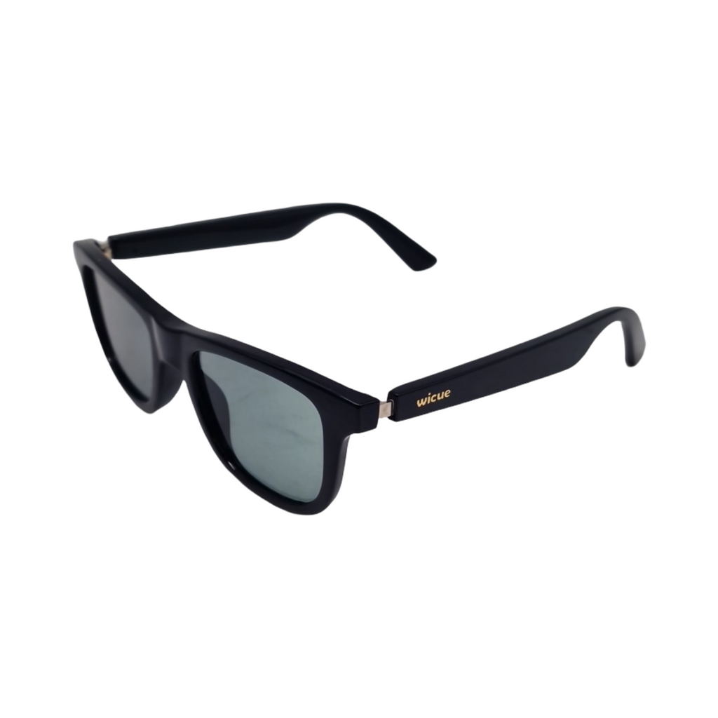 Wicue VR-3001 Sonnenbrille polarisiert Bluetooth Touch-Steuerung Musik Anruf Schwarz