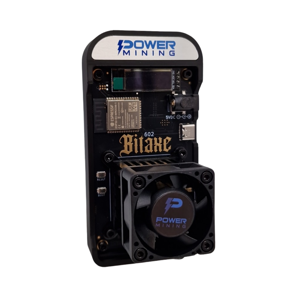 Bitaxe Gamma 602 ASIC Bitcoin Miner BM1370 USB-C Wi-Fi Open Source 1.1 TH/s 18W