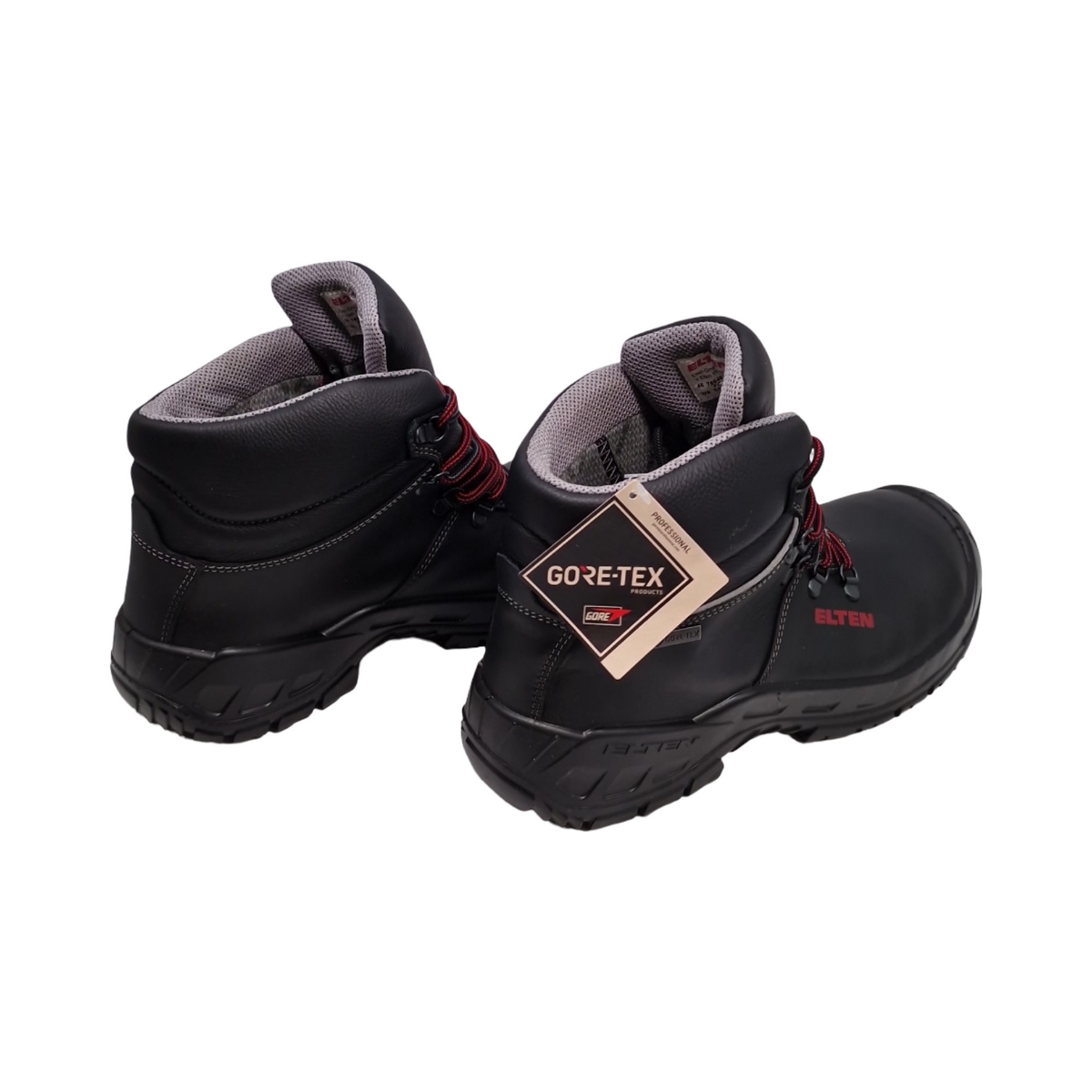 ELTEN RENZO GTX XW Sicherheitsschuhe S3 ESD Herren Leder Stahlkappe leicht robust Schwarz Größe 45