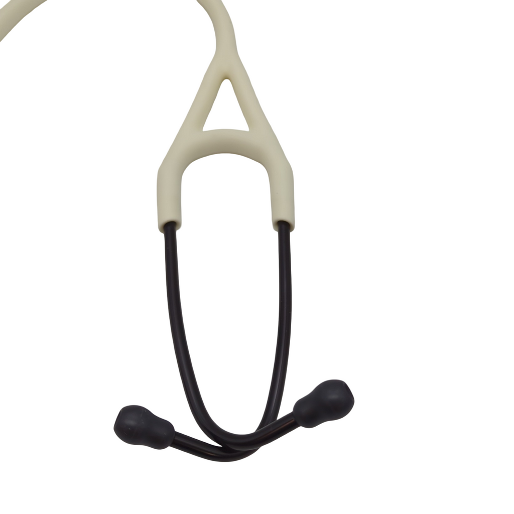 Littmann Kardiologie IV Stethoskop Diagnostik Bruststück schwarz matt Alabasterfarbener Schlauch