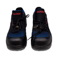 ELTEN LOGAN blue Low Sicherheitsschuhe S1 ESD Herren Textil Kunststoffkappe leicht sportlich Schwarz Blau Größe 45