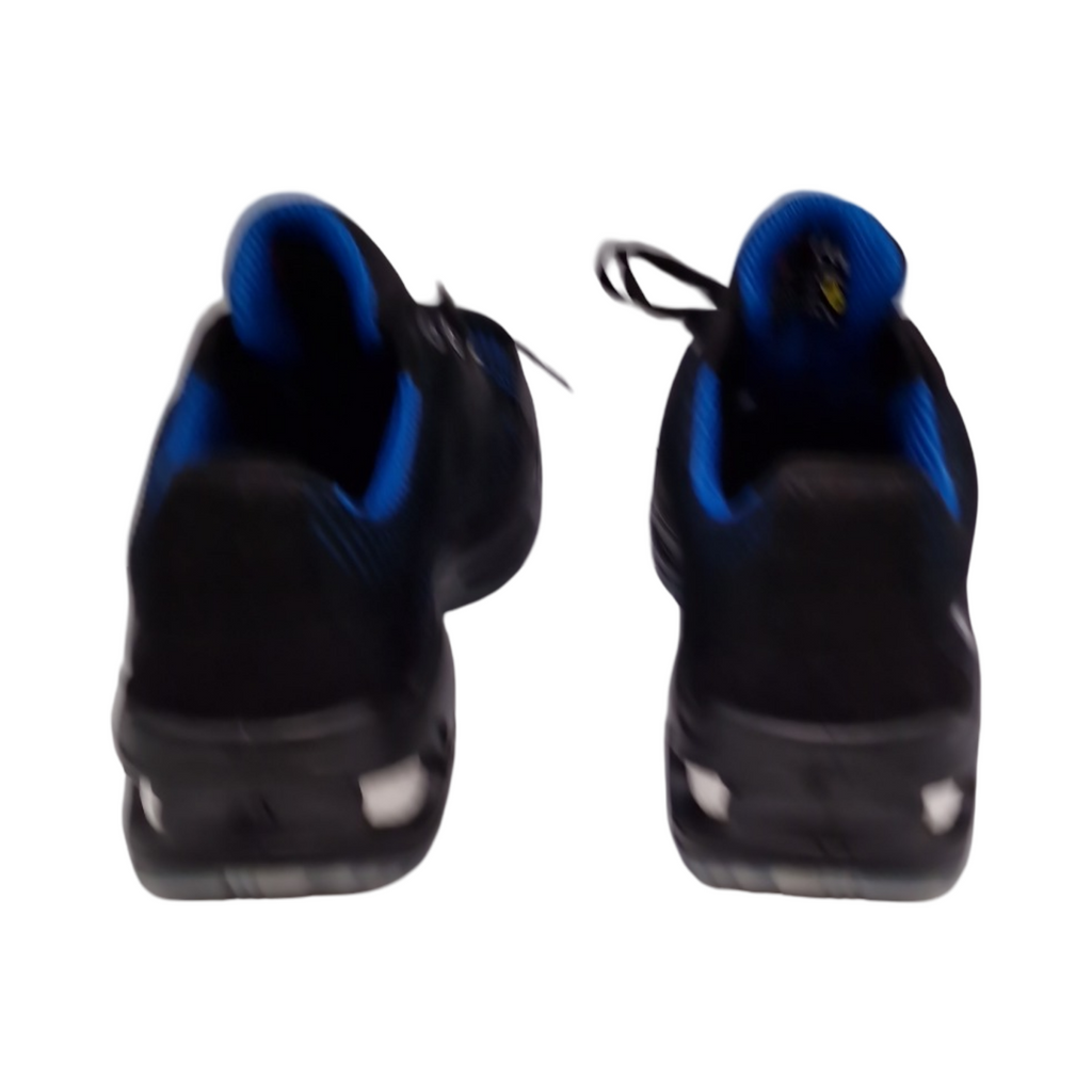 ELTEN LOGAN blue Low Sicherheitsschuhe S1 ESD Herren Textil Kunststoffkappe leicht sportlich Schwarz Blau Größe 45