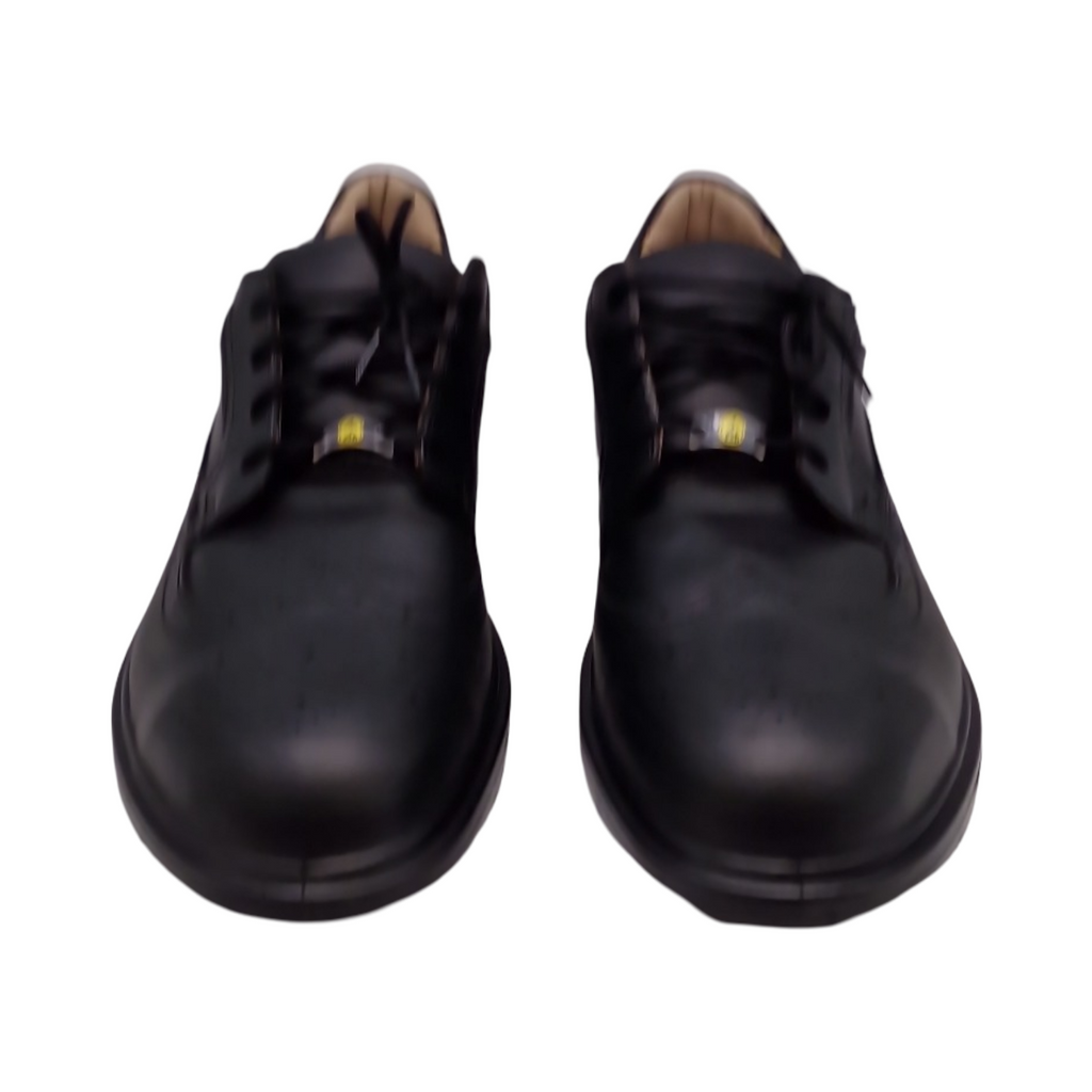 ELTEN OFFICER Sicherheitsschuhe S2 Herren Leder Stahlkappe leicht elegant Schwarz Größe 46