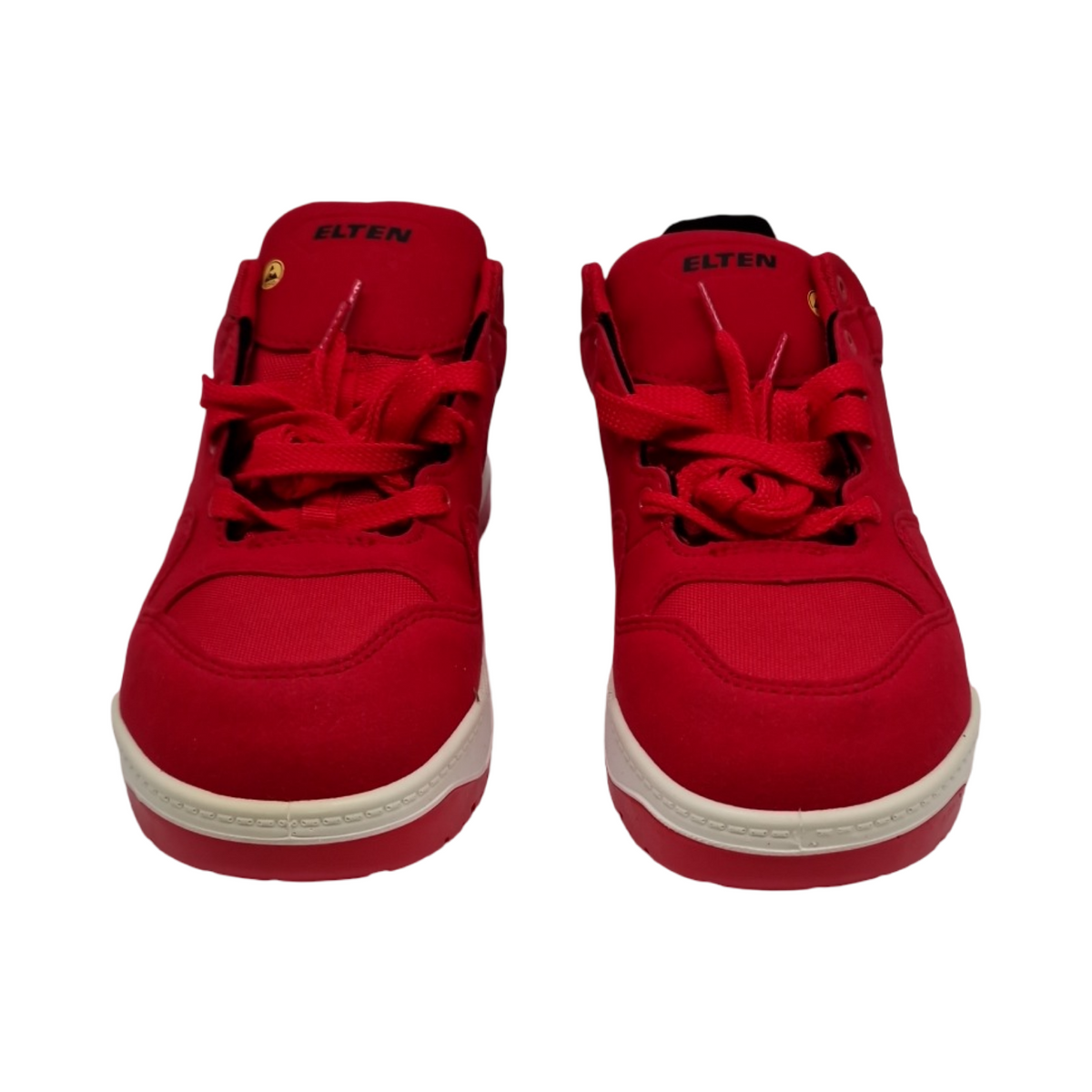 ELTEN MAVERICK red Low Sicherheitsschuhe S3 ESD Damen Herren Textil Stahlkappe leicht sportlich Rot Größe 39