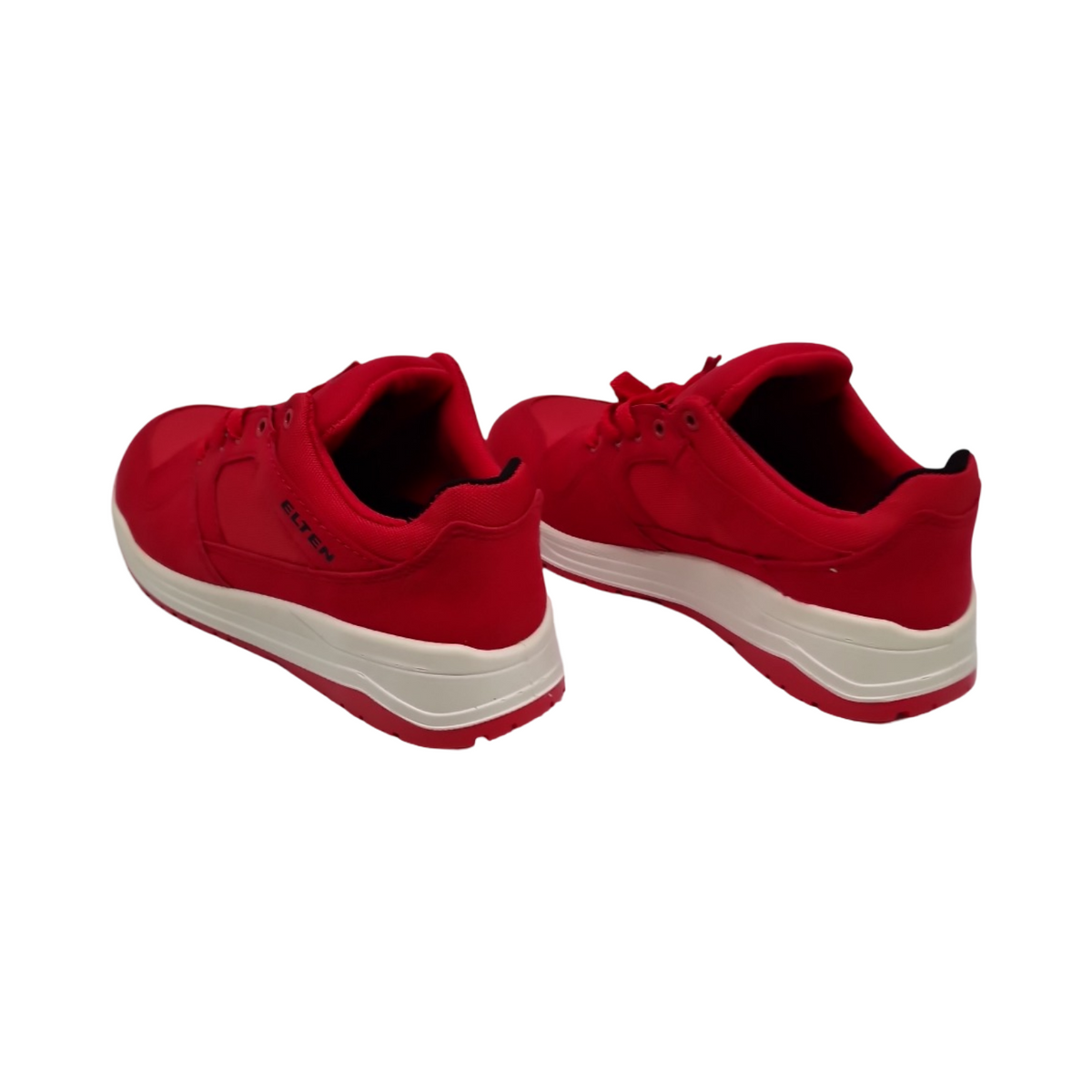 ELTEN MAVERICK red Low Sicherheitsschuhe S3 ESD Damen Herren Textil Stahlkappe leicht sportlich Rot Größe 39