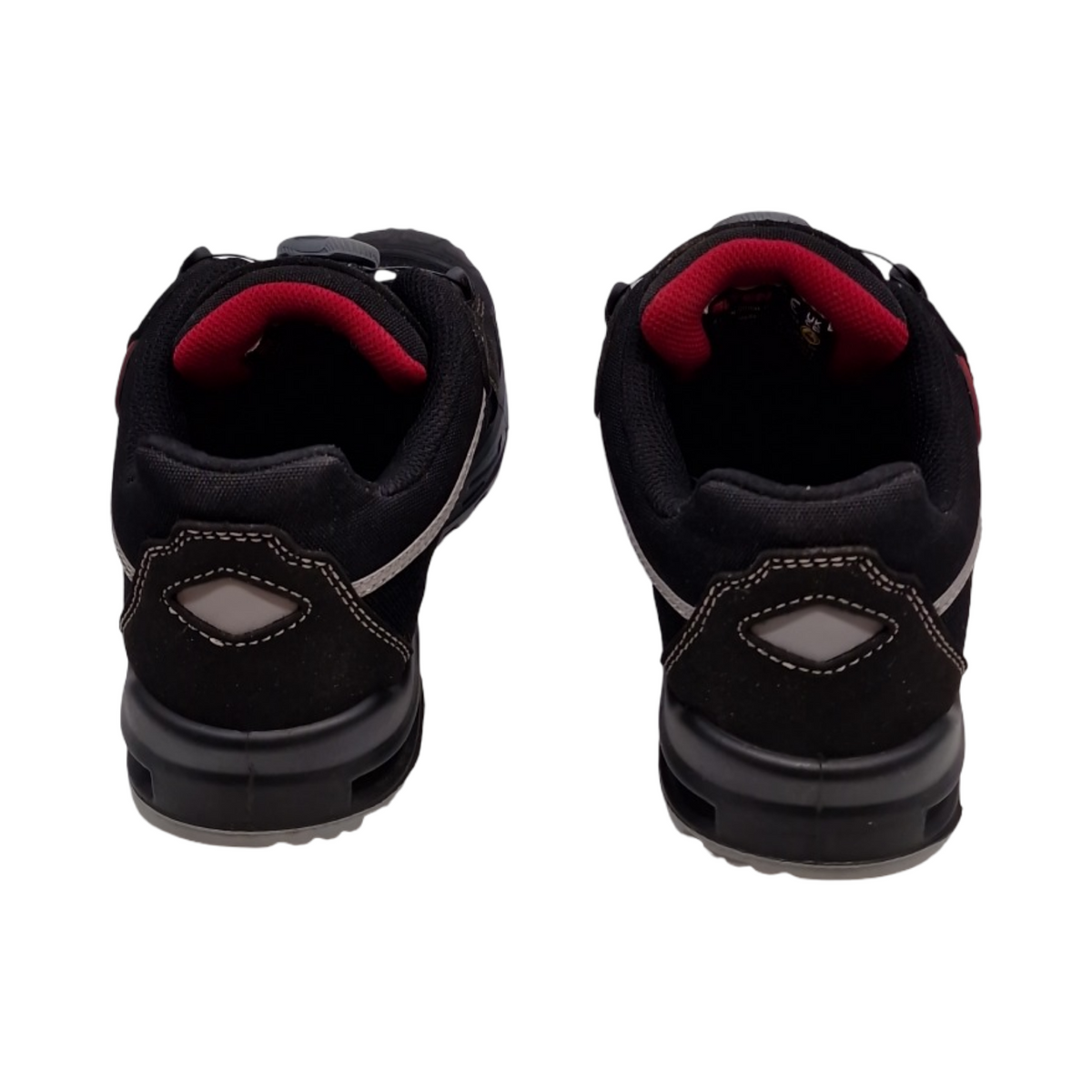 ELTEN SENEX XXT Pro BOA Sicherheitsschuhe S3 ESD Kunststoffkappe sportlich Schwarz Rot Damen Herren Größe 37