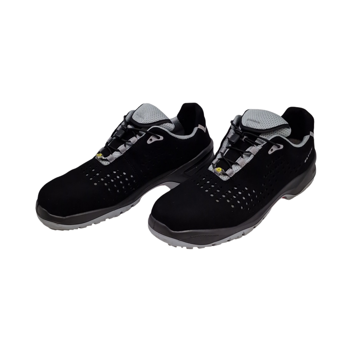 ELTEN IMPULSE grey Low Sicherheitsschuhe Herren Textil Kunststoffkappe leicht sportlich Schwarz Grau Größe 47