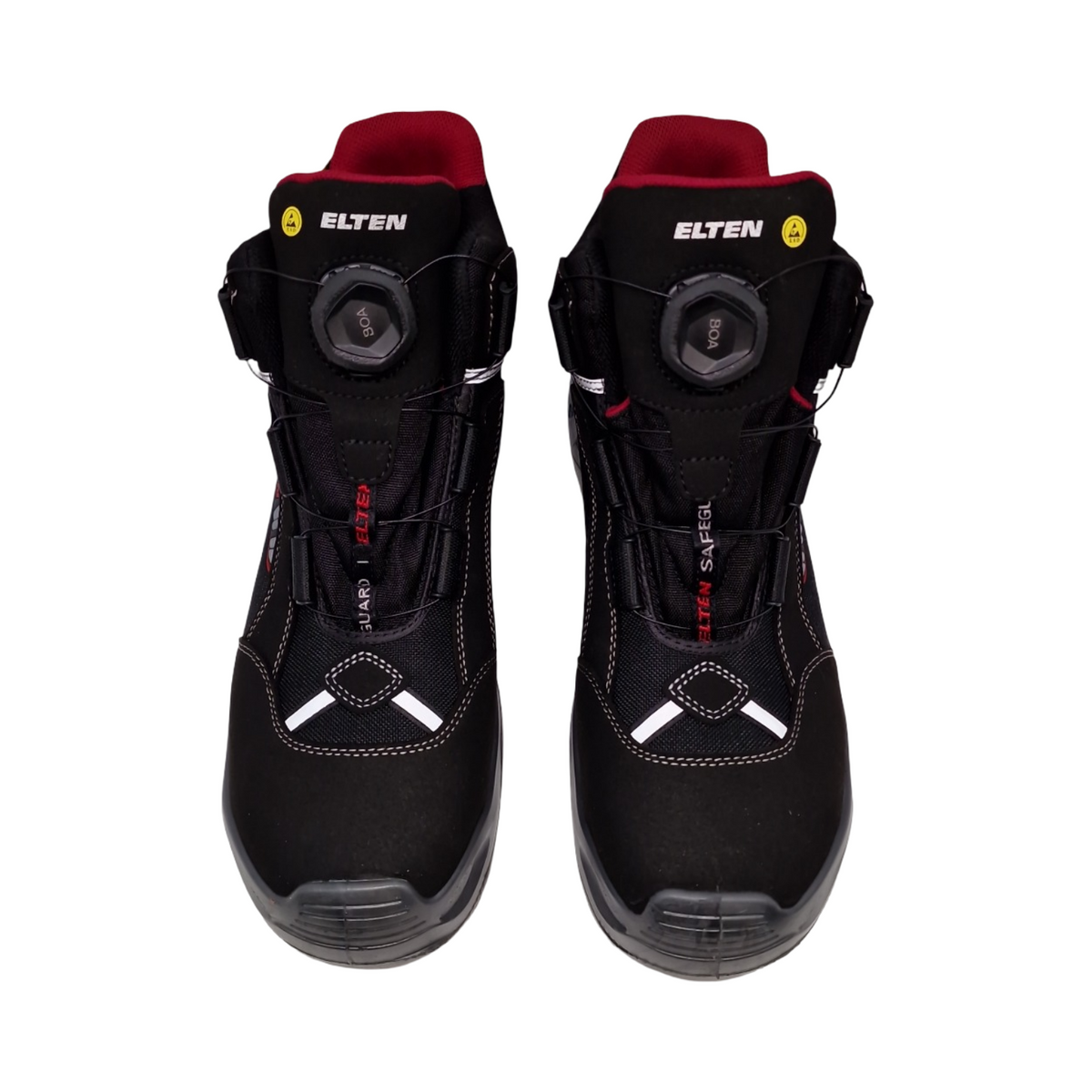 ELTEN Sander Boa Sicherheitsstiefel Herren S3 sportlich leicht schwarz Kunststoffkappe S... Größe 47