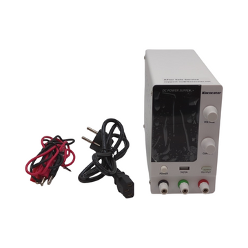IKococater Labornetzgerät DC regelbar Netzteil mit 4-stelliger LED-Anzeige 0-120V 0-3A