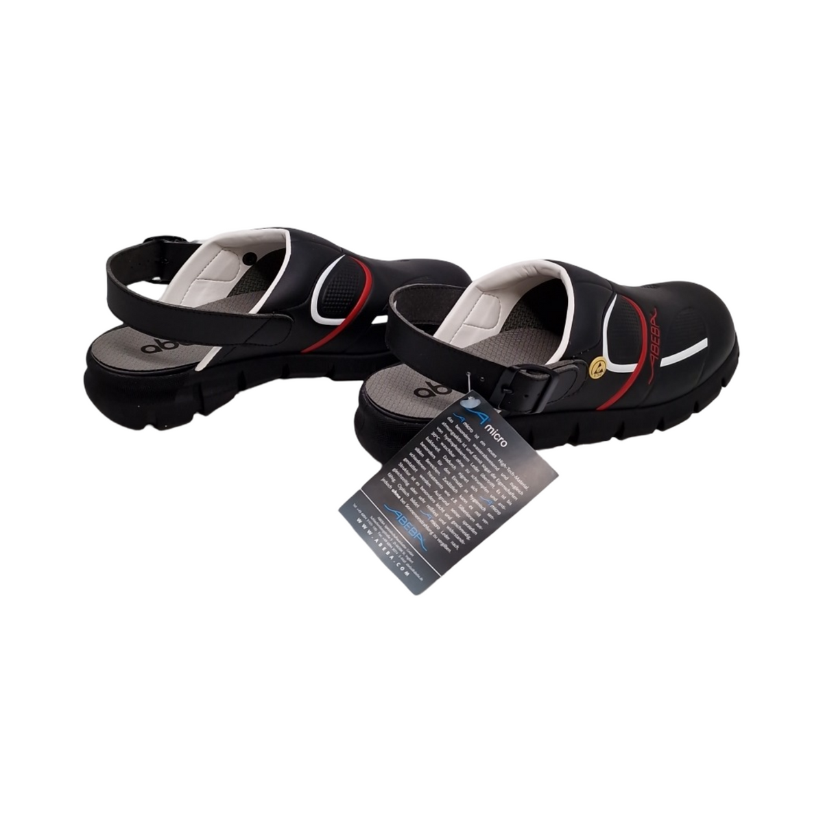ABEBAb 37332 DYNAMIC ESD Verstopfen schwarz rot OB A E FO SRC Größe 39