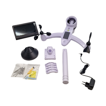 Urageuxy Wetterstation 14-in-1 WLAN mit Regenmesser Windmesser Innen- Außenthermometer Hygrometer UV-Index