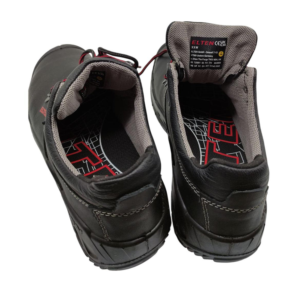 ELTEN RENZO XXW Sicherheitsschuhe Low ESD S3 Herren Schwarz Leder Größe 46
