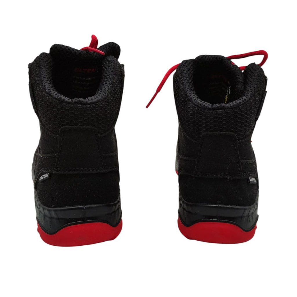 ELTEN MADDOX black-red Mid Sicherheitsschuhe ESD S3 Gr. 41 Schwarz-Rot