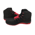 ELTEN MADDOX Mid ESD S3 Sicherheitsschuhe Stahlkappe Schwarz/Rot Gr. 42