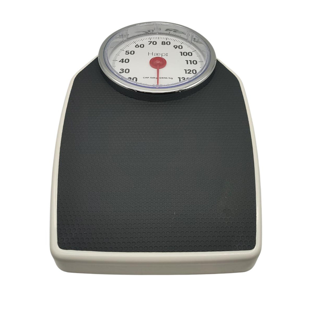 Mediashop Haepi Mechanische Personenwaage  Trittfläche Retro Design bis 150 kg