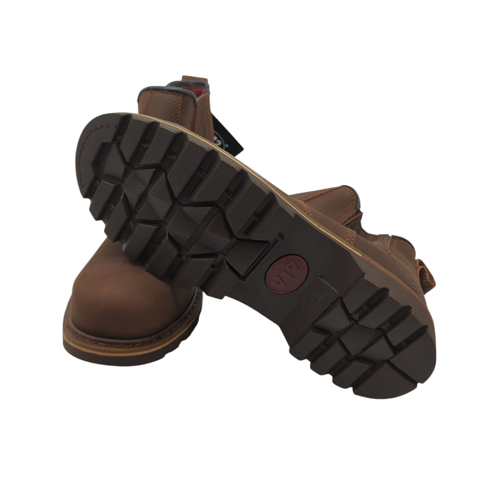 V12 Herren Rawhide Chelsea-Stiefel braun Größe 46 EU 11 UK