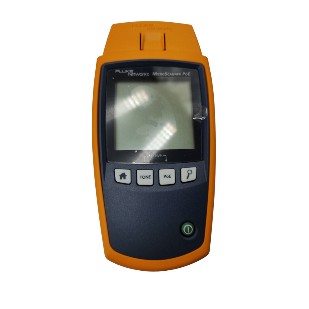 Fluke Networks MS-POE Netzwerkmessgerät Kabeltester Ethernet PoE-Erkennung