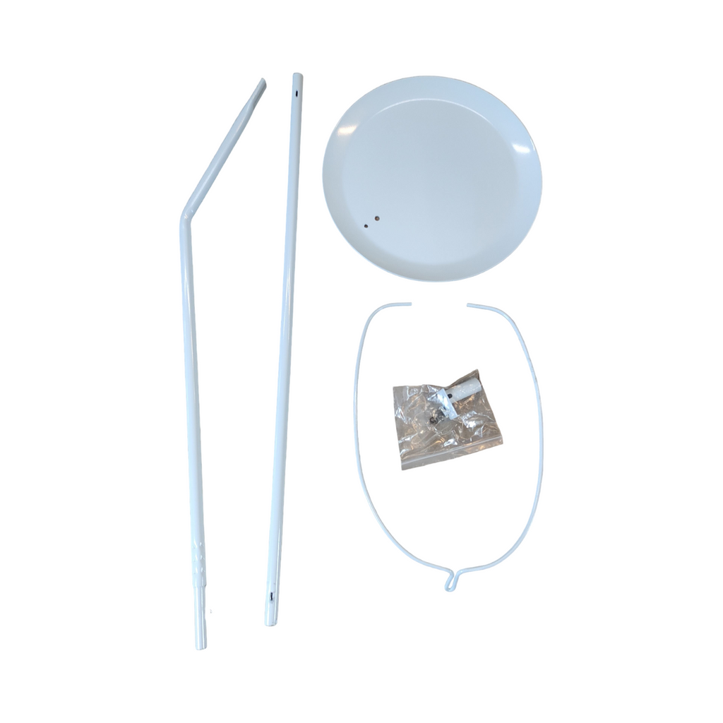 reer Himmelstütze Babybett Pfeil Bar Baldachinstütze Weiß 150 cm