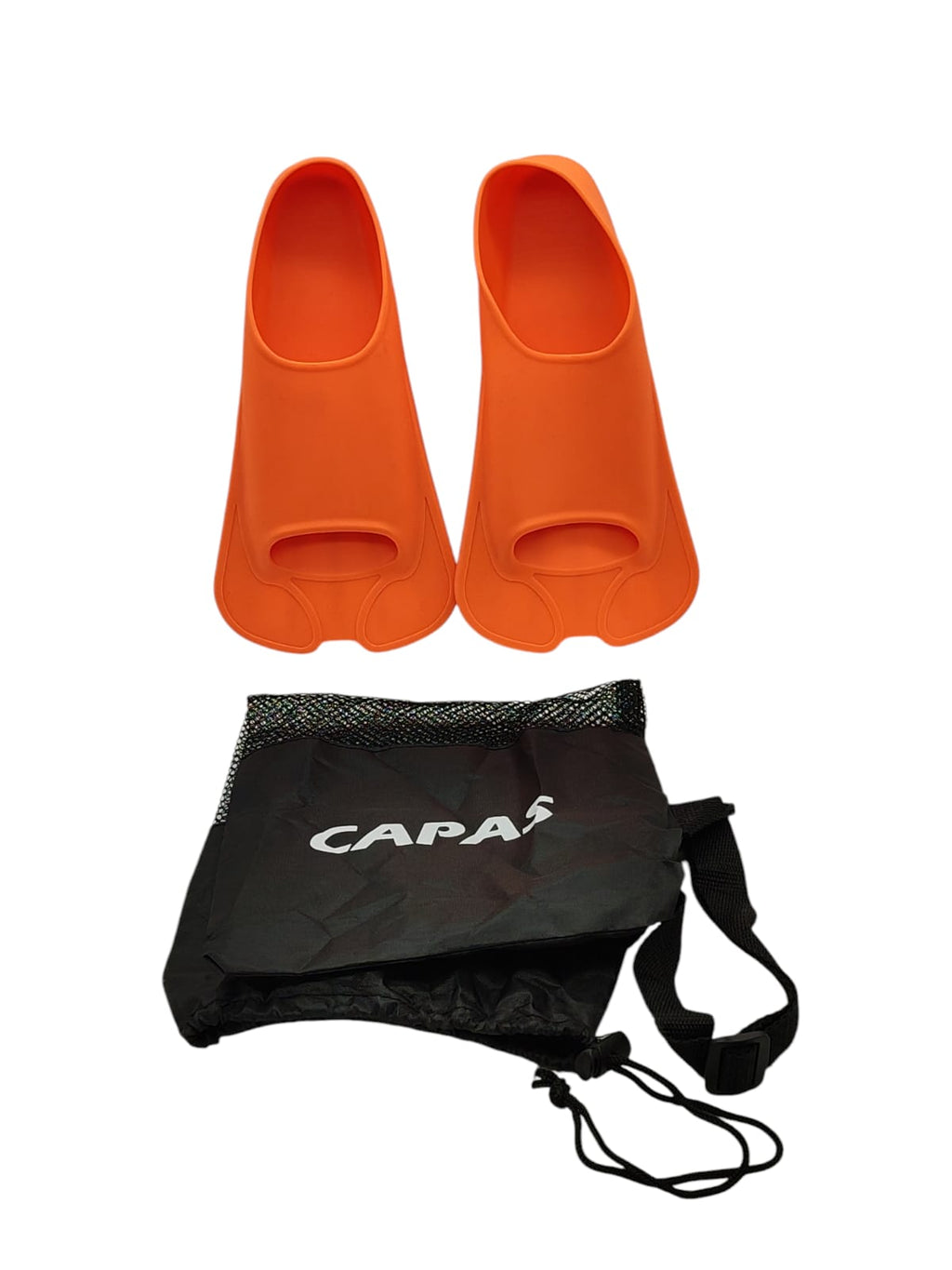 CAPAS Training Fins Short Silicone Swim Fins 35–36