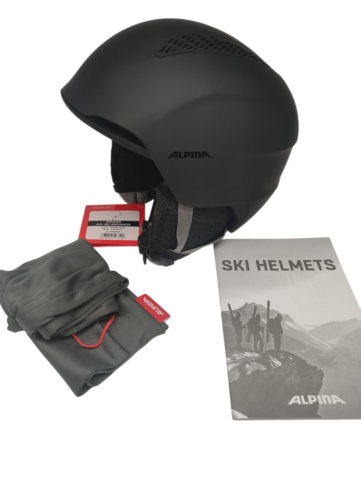 Alpina Grand Skihelm klimatisiert bruchfest anpassbar 54-57