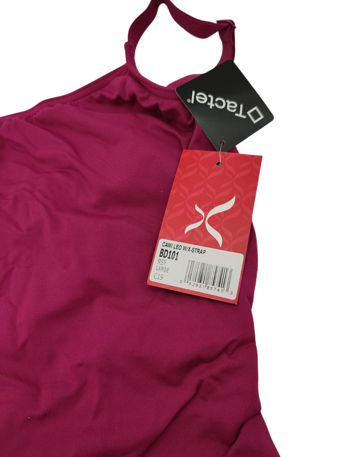 Capezio 126 Gymnastikanzug X-Kreuzgurte Roseberry Größe L